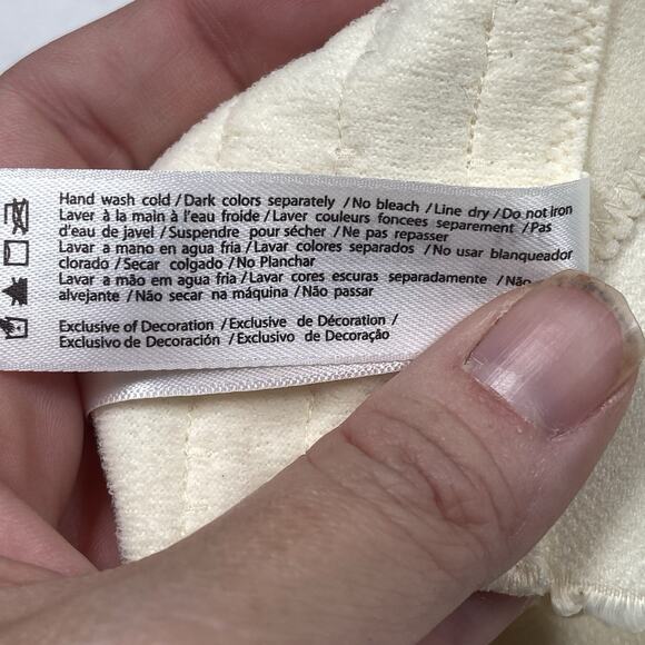 Dominique Noemi Strapless Longline Ivory Bridal Bra - Size 32F Style 6377 - Picture 5 of 7